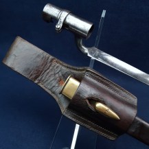 British 1853 Pattern Socket Bayonet with Frog 1
